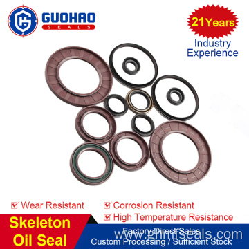 different types rubber skeleton oil seal